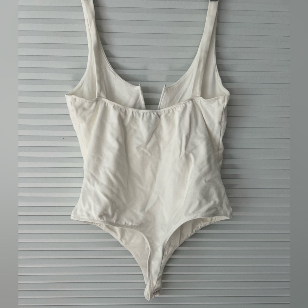 Lulus size L white bodysuit